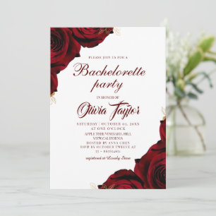 Elegante Florale Junggesellinnen-Abschiedsparty  Einladung