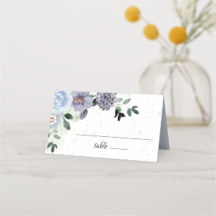 Elegante Florale Lila Brautparty Hochzeit Platzkarte
