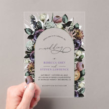 Elegante florale lila türkisfarbene Hochzeit