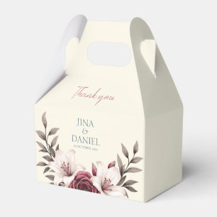 Elegante Florale Micro-Hochzeits-Suite Geschenkschachtel