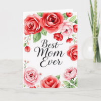 Elegante florale Moderne Muttertagskarte