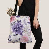 Elegante florale Muster Tote Bag Tasche (Von Nahem)