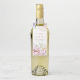 Elegante florale Muttertagsflasche Flaschenanhänger