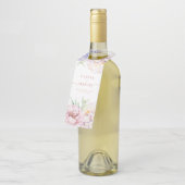 Elegante florale Muttertagsflasche Flaschenanhänger (Angewinkelt)