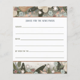 Elegante florale Newlywed Inspirivity Cards