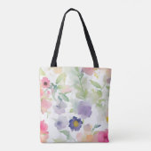 Elegante, florale Niedlich Trendy Chic Stilvolle T Tasche (Rückseite)