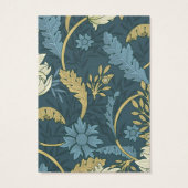 Elegante florale Ohrhörerkarte (Rückseite)