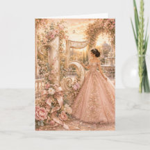 Elegante Florale Quinceañera Sweet 15 Geburtstagsk