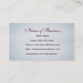 Elegante, florale Rote Tulips im Frühlingsmist Visitenkarte (Rückseite)