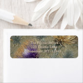 Elegante, florale Rücksendeadresse (Insitu)