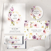 Elegante, florale Save the Date-Karte Ankündigung