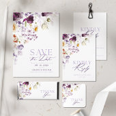 Elegante, florale Save the Date-Karte Date