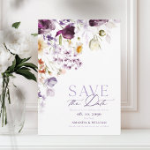 Elegante, florale Save the Date-Karte Save The Date