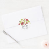 Elegante florale Stickers (Umschlag)