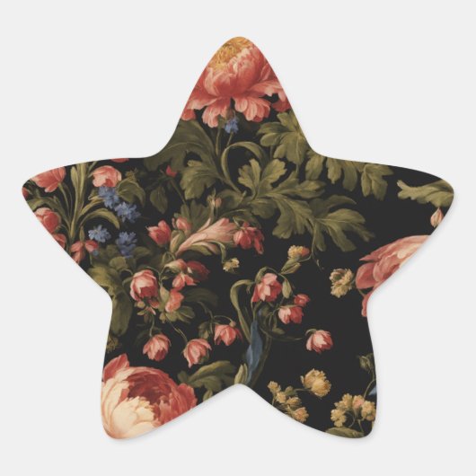 Elegante florale Stickers (Vorderseite)