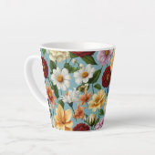 Elegante florale Tasse - Perfekt für jeden Anlass (Linke Ecke)