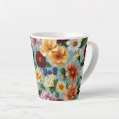 Elegante florale Tasse - Perfekt für jeden Anlass (Rechte Ecke)