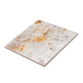Elegante Florale Wasserfarbe Fliese (Seite)