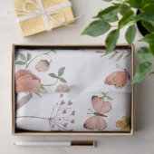 Elegante florale Wildblume Seidenpapier (Geschenk)