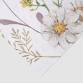 Elegante florale Wildblume Seidenpapier (Ausschnitt)