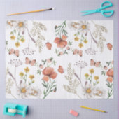 Elegante florale Wildblume Seidenpapier (Basteln)