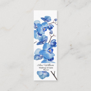 Elegante Floralkunst-Illustration Mini Visitenkart Visitenkarte