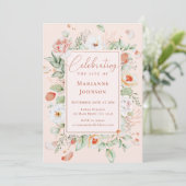 Elegante Florentiner Gedenkfeier Einladung (Stehend Vorderseite)