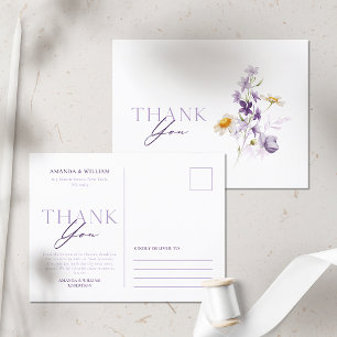 Elegante Florpostkarte Ankündigungspostkarte
