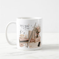 Elegante Flöten-Kaffeetasse