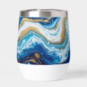 Elegante Fluid Art Decorative Kaffeebeuge Abstrakt (Rückseite)