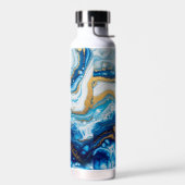 Elegante Fluid Art Decorative Kaffeebeuge Abstrakt Trinkflasche (Links)