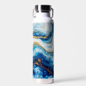 Elegante Fluid Art Decorative Kaffeebeuge Abstrakt Trinkflasche (Vorne)