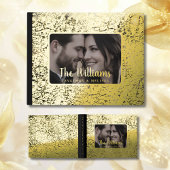 Elegante Foil Gästebuch Guestbook Texture