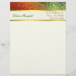 Elegante Foil Look Business Letterhead Briefkopf