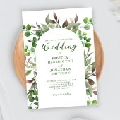 Elegante Foliage-Blätter zum Hochzeitsempfang
