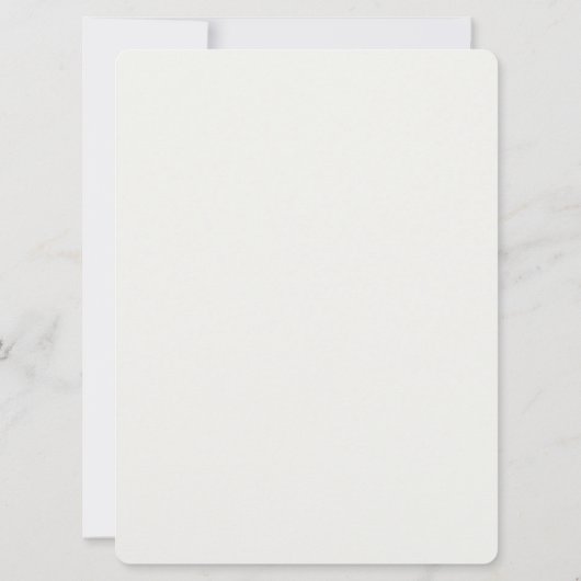 Elegante Foliage Modern Save The Date (Rückseite)