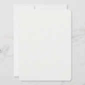 Elegante Foliage Modern Save The Date (Rückseite)