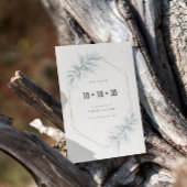 Elegante Foliage Modern Save The Date