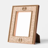 Elegante Foliage und Blumenrinde Geätzte Rahmen (Links)