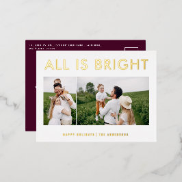 Elegante Folie 2 Foto Moderne Folie Postkarte