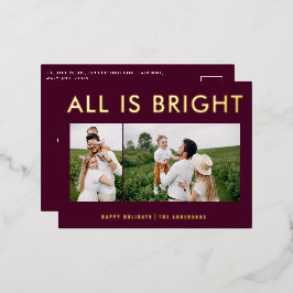 Elegante Folie 2 Foto Moderne Folie Postkarte