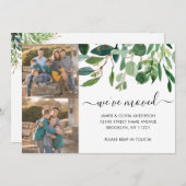 Elegante Folien Wir haben das neue Zuhause-Foto ve Ankündigung (Vorne/Hinten)