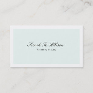 Elegante formale Beruflich Blue Business Card Visitenkarte