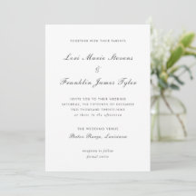 Elegante formelle Hochzeit