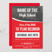 Elegante formelle Wiedersehen-Einladung Einladung (Vorne/Hinten)