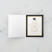 Elegante Foto Class of 2019 Graduation Party Einladung (Innenseite)