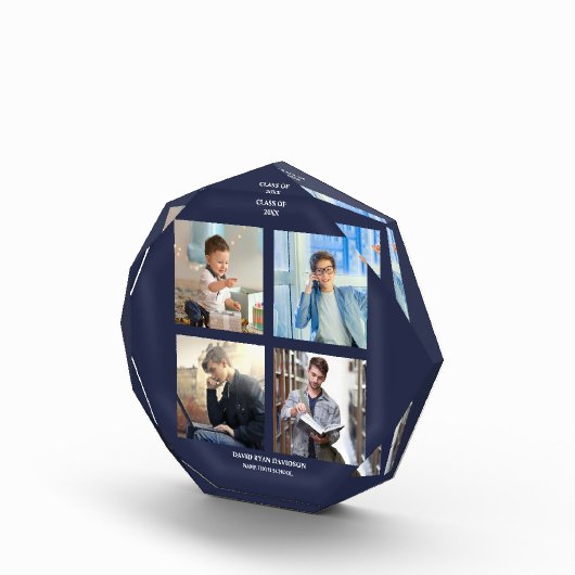 Elegante Foto Collage Graduation Party (Rechts)