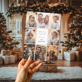 Elegante Foto Collage Personalisiert Weihnachten