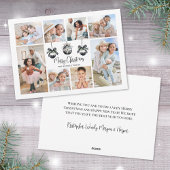 Elegante Foto Collage Schwarz-weiß Weihnachten