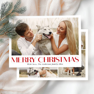 Elegante Foto-Collage Weihnachten Einfach